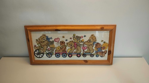 Framed vintage teddy - teddy, bear