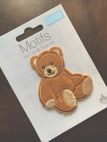Teddy bear motif appliqué - bear,