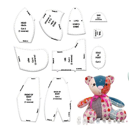 Memory bear template - bear,
