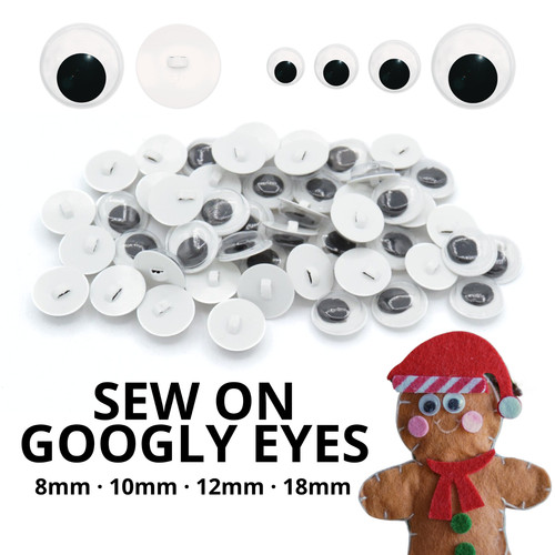 Value sew wiggly googly - sew, on