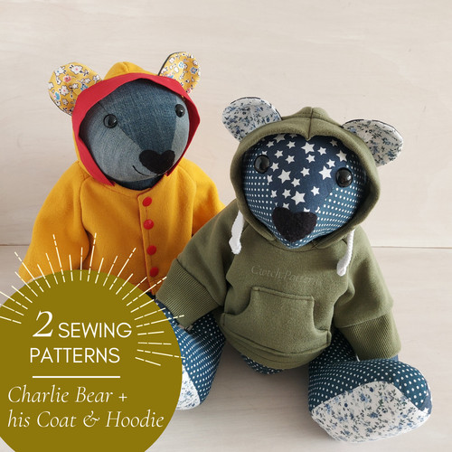 Teddy bear sewing pattern with - teddy,