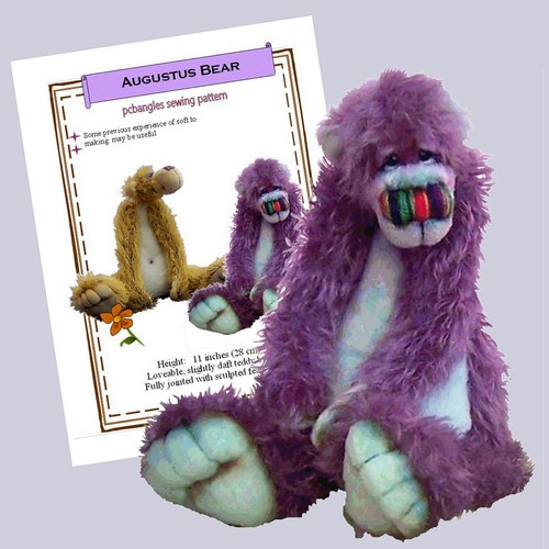 Augustus teddy sewing pattern