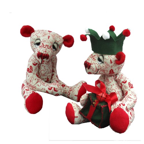 Noel fabric teddy - , bear