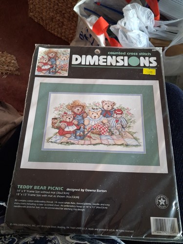 Dimensions teddy bear - bear, picnic