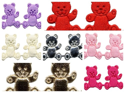 Teddy bear garland trim 20mm - garland,