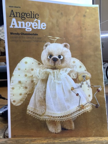 Miniature teddy bear - teddy, angel