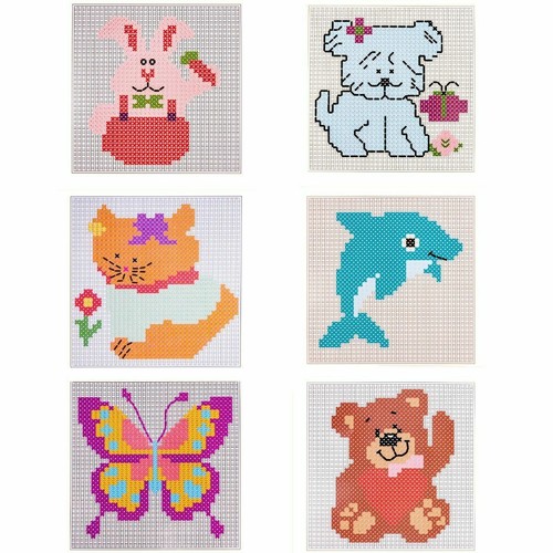 Beginners child cross - cross, stitch