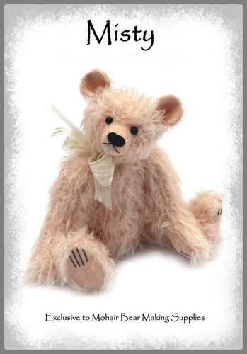 Ooak mohair teddy bear - mohair, sewing