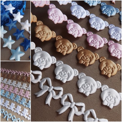 Teddy bear trim ribbon craft - ,