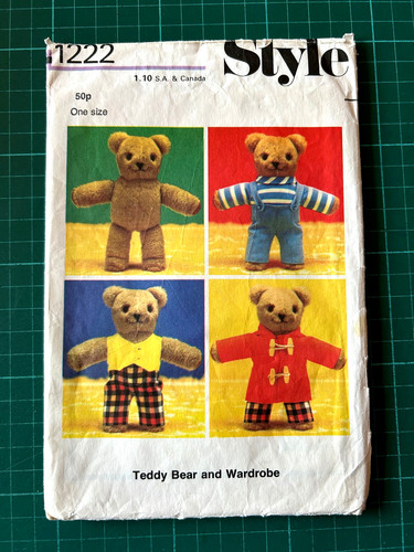 Vintage teddy bear - bear, &