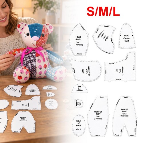 Memory bear template - memory, ruler