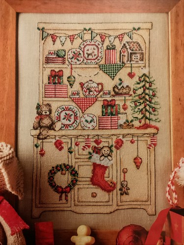 Festive dresser stocking - dresser,