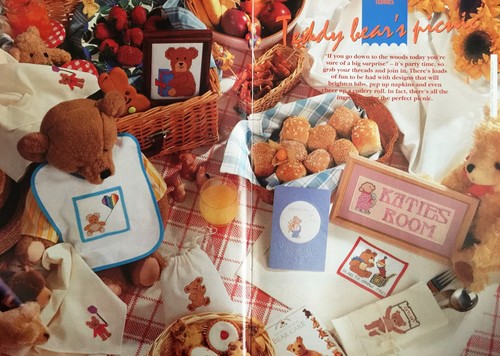 Teddy bear cross - bear, stitch