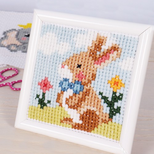 Kids cross stitch - kids, kit
