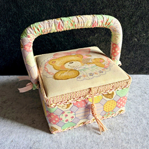Vintage teddy bear pastel - vintage,