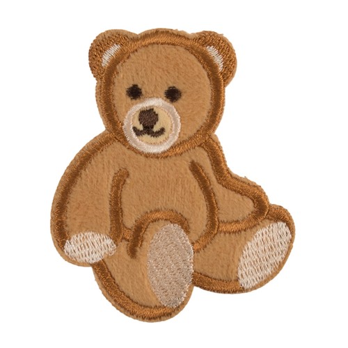Teddy bear embroidered motif - teddy,