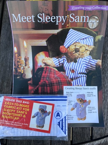 Sleepy sam teddy bear - sam,