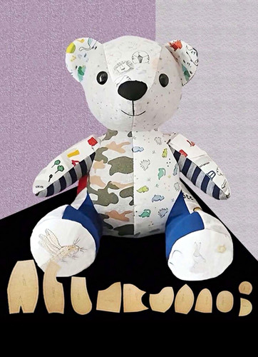 Memory teddy bear - memory, sewing