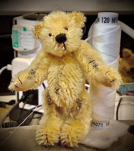 Miniature teddy bear sewing - miniature,