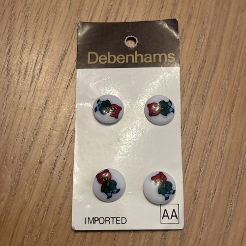 Debenhams teddy bear - teddy, buttons
