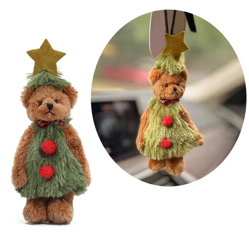 Christmas bear plush - plush, toy