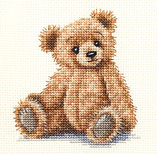 Sitting teddy bear full - sitting, bear-