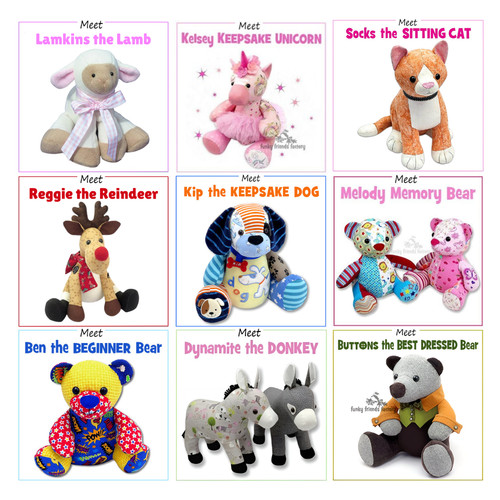 Sewing pattern teddy bear - pattern,