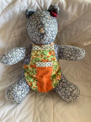 Liberty art fabric bear - art,