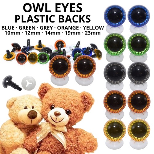 Owl eyes with plastic - owl,