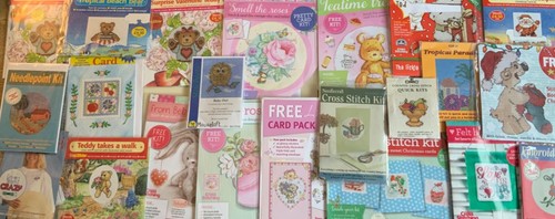 Cross stitch kits christmas - cross,