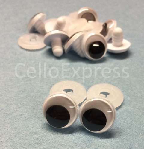 Goo eyes with plastic - eyes,