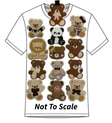 Iron sew teddy bear - ,