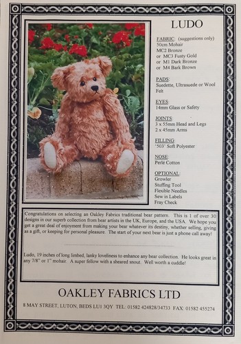 Traditional teddy bear - traditional, 19"