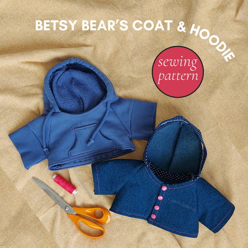 Teddy clothes sewing pattern - teddy,