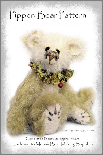 Ooak mohair teddy bear - mohair, sewing